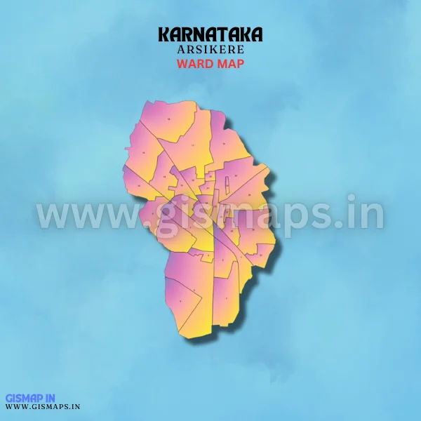 Arsikere Ward Map (Karnataka)